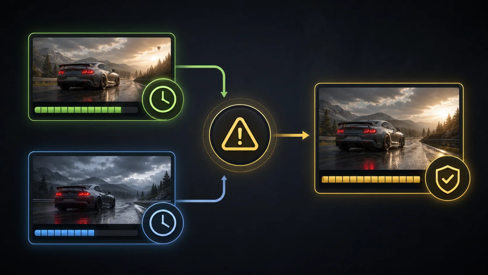 Выбор между новым локальным и старым облачным сохранением Need for Speed Payback